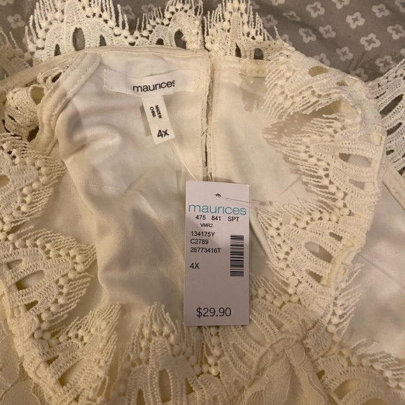 BRAND NEW!!! Maurices Lace Halter Top - Picture 3 of 7